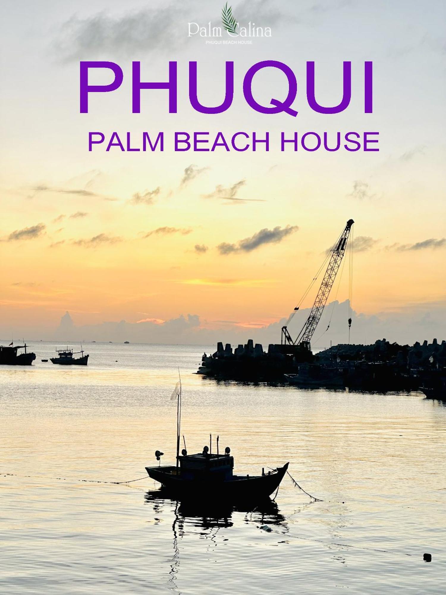 Palmcalina - Phuqui Beach House Cu Lao Thu Exteriör bild